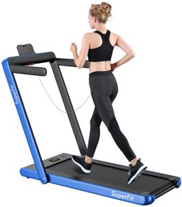 5. Tapis de course pliable Goplus 2 en 1 - Meilleur tapis de course pliable