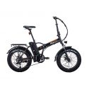 MoovWay Vélo Assistance électrique Pliable 20'' 250W FATBIKE V2 - Noir